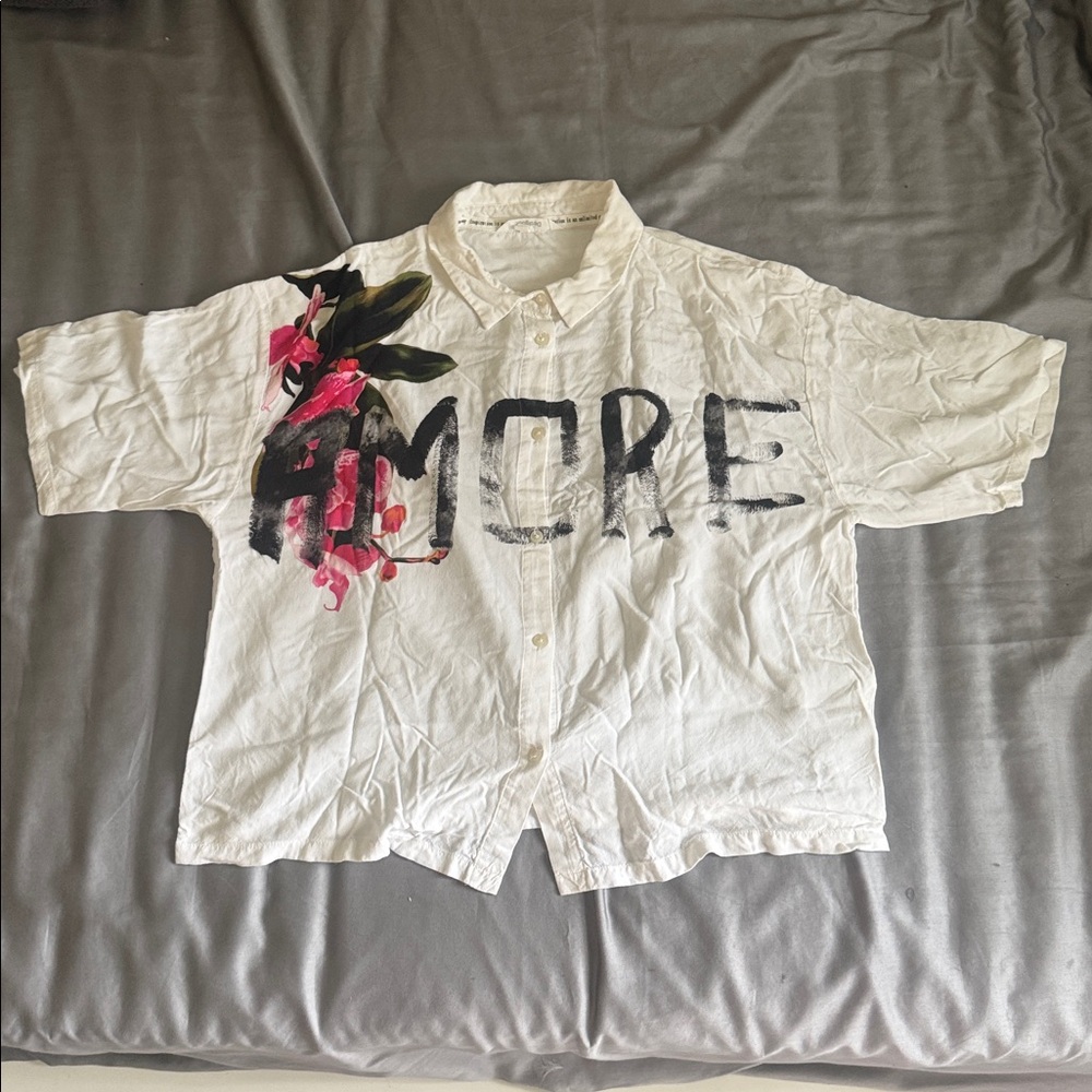 Desigual Short Sleeve Button Up